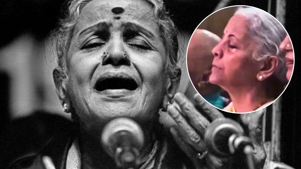 वायरल हुआ अनदेखा मोमेंट: एमएस सुब्बुलक्ष्मी का गाना सुनकर रो पड़ीं वित्त मंत्री निर्मला सीतारमण, बेंगलुरु इवेंट से इमोशनल वीडियो आया सामने वायरल हुआ अनदेखा मोमेंट: एमएस सुब्बुलक्ष्मी का गाना सुनकर रो पड़ीं वित्त मंत्री निर्मला सीतारमण, बेंगलुरु इवेंट से इमोशनल वीडियो आया सामने