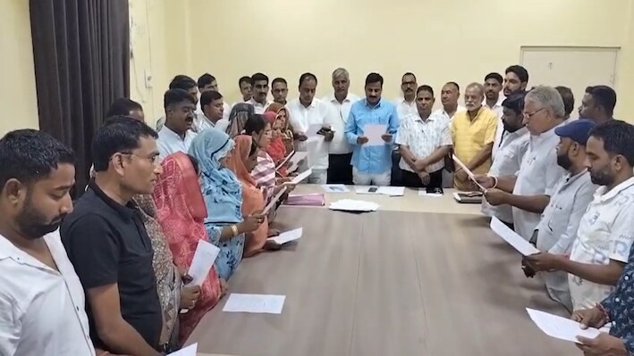 23 के आंकड़े पर नजर, 19 पार्षदों की शपथ: कुचामन में सभापति चुनाव से पहले BJP का बड़ा दांव
