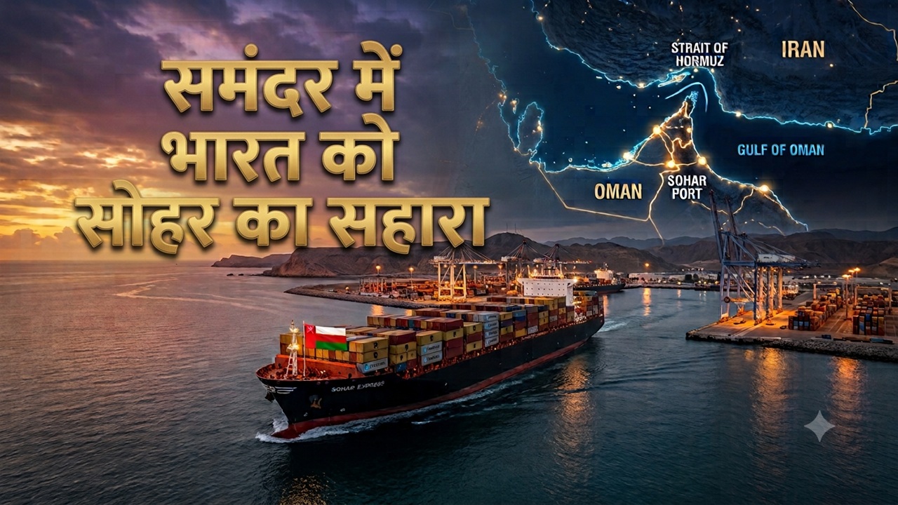 खाड़ी जंग की आहट भारी, भारत ने खोजी नए समुद्री रास्ते की चाबी; कैसे सोहर पोर्ट बना 'गेमचेंजर' खाड़ी जंग की आहट भारी, भारत ने खोजी नए समुद्री रास्ते की चाबी; कैसे सोहर पोर्ट बना 'गेमचेंजर'