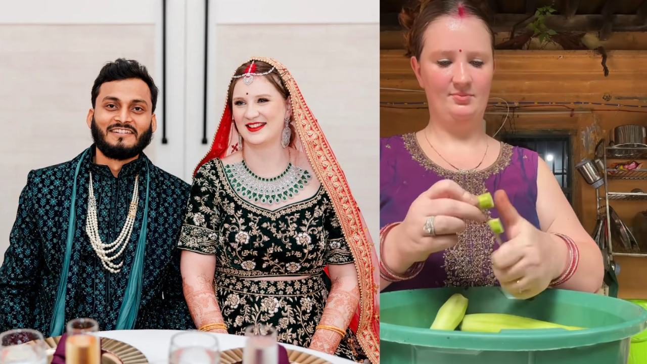 अमेरिका छोड़ बिहार के गांव की बहू बनी विदेशी मेम: चूल्हे पर रोटी सेंकते और साड़ी में दिखाई 'देसी लाइफ'; दिल जीत लेगा Video अमेरिका छोड़ बिहार के गांव की बहू बनी विदेशी मेम: चूल्हे पर रोटी सेंकते और साड़ी में दिखाई 'देसी लाइफ'; दिल जीत लेगा Video