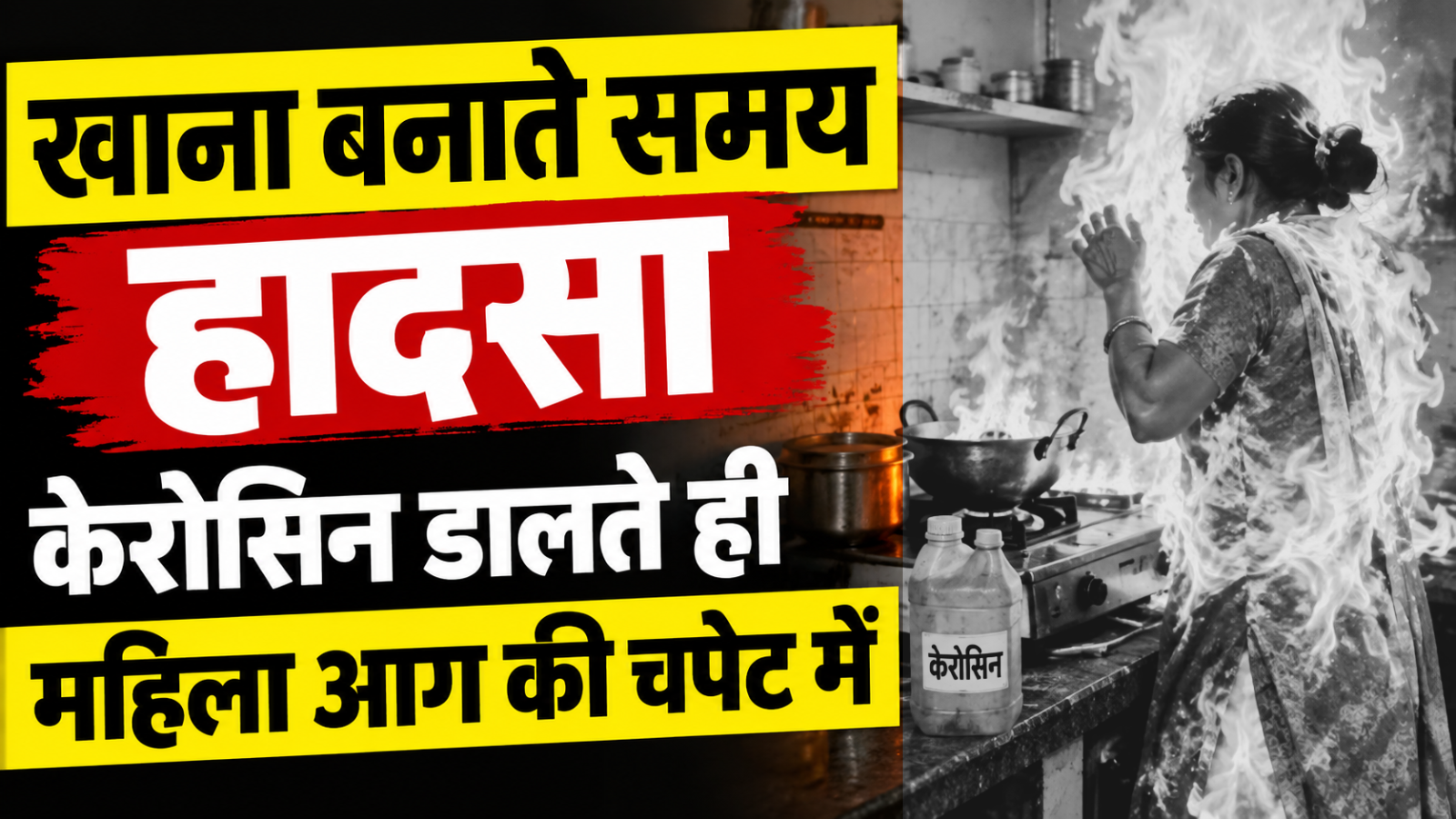 चूल्हे में केरोसिन डालते ही भड़की आग: महिला 90% झुलसी, जलन से हालत हो रही नाजुक चूल्हे में केरोसिन डालते ही भड़की आग: महिला 90% झुलसी, जलन से हालत हो रही नाजुक