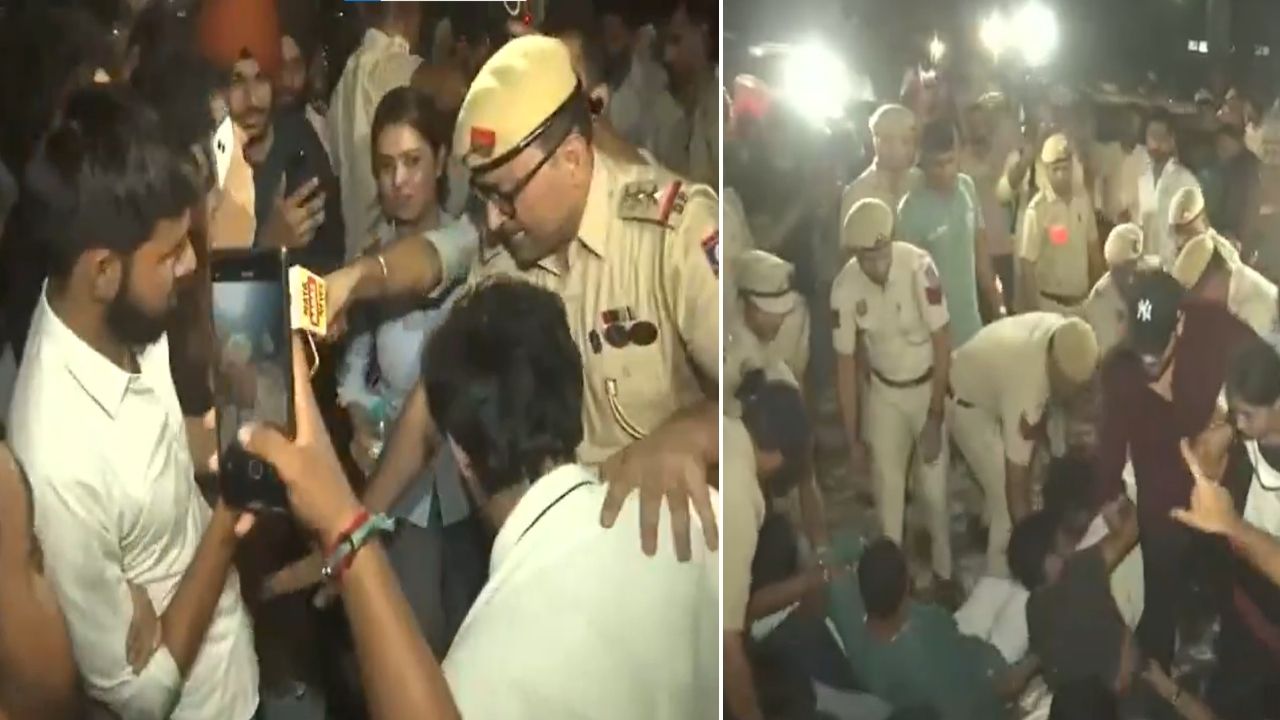 DUSU Election रिजल्ट के बाद संयुक्त सचिव पद के उम्मीदवार विशेष यादव ने की रिकाउंटिंग की मांग, धरने पर बैठे DUSU Election रिजल्ट के बाद संयुक्त सचिव पद के उम्मीदवार विशेष यादव ने की रिकाउंटिंग की मांग, धरने पर बैठे