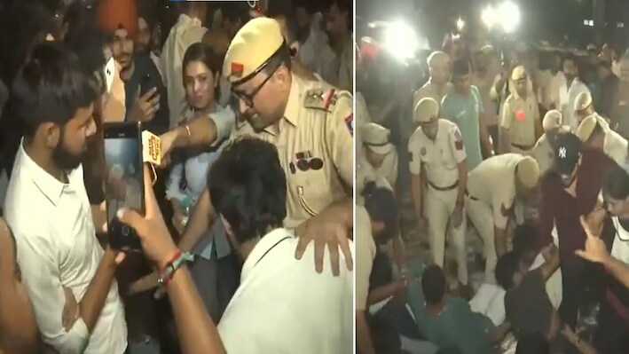 DUSU Election रिजल्ट के बाद संयुक्त सचिव पद के उम्मीदवार विशेष यादव ने की रिकाउंटिंग की मांग, धरने पर बैठे