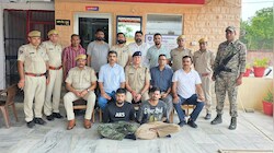 नेपाल से जोधपुर पहुंचे लॉरेंस गैंग के 10 लाख के इनामी शूटर: करोड़ों की रंगदारी से पहले AGTF ने दबोचा