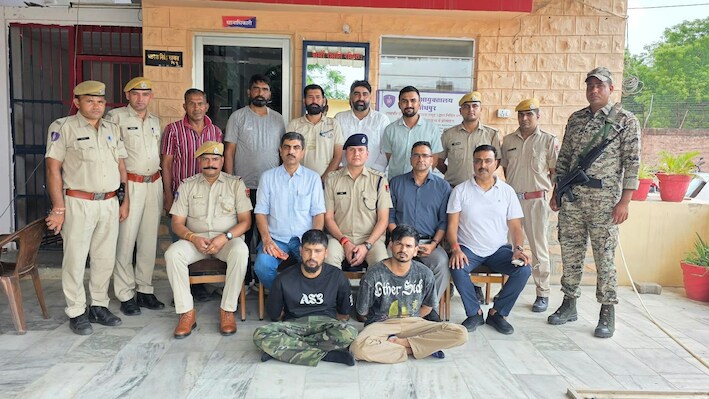 नेपाल से जोधपुर पहुंचे लॉरेंस गैंग के 10 लाख के इनामी शूटर: करोड़ों की रंगदारी से पहले AGTF ने दबोचा