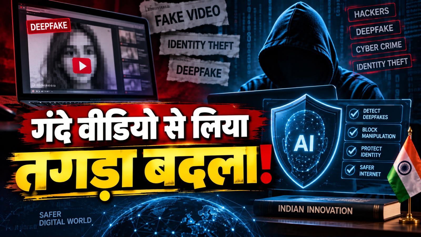 खुद दीपफेक का शिकार हुआ यह भारतीय छात्र, फिर बनाई ऐसी AI टेक्नोलॉजी, जिससे अब बड़े-बड़े हैकर्स भी कांप रहे खुद दीपफेक का शिकार हुआ यह भारतीय छात्र, फिर बनाई ऐसी AI टेक्नोलॉजी, जिससे अब बड़े-बड़े हैकर्स भी कांप रहे