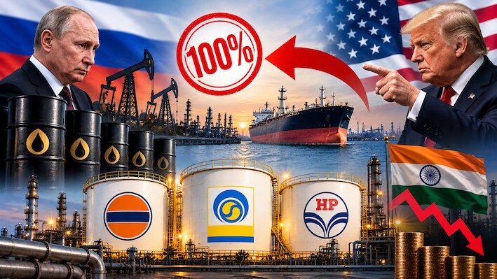 रूस के तेल पर 100% टैरिफ लगा तो क्या होगा? IOCL, BPCL और HPCL पर कितना पड़ेगा असर