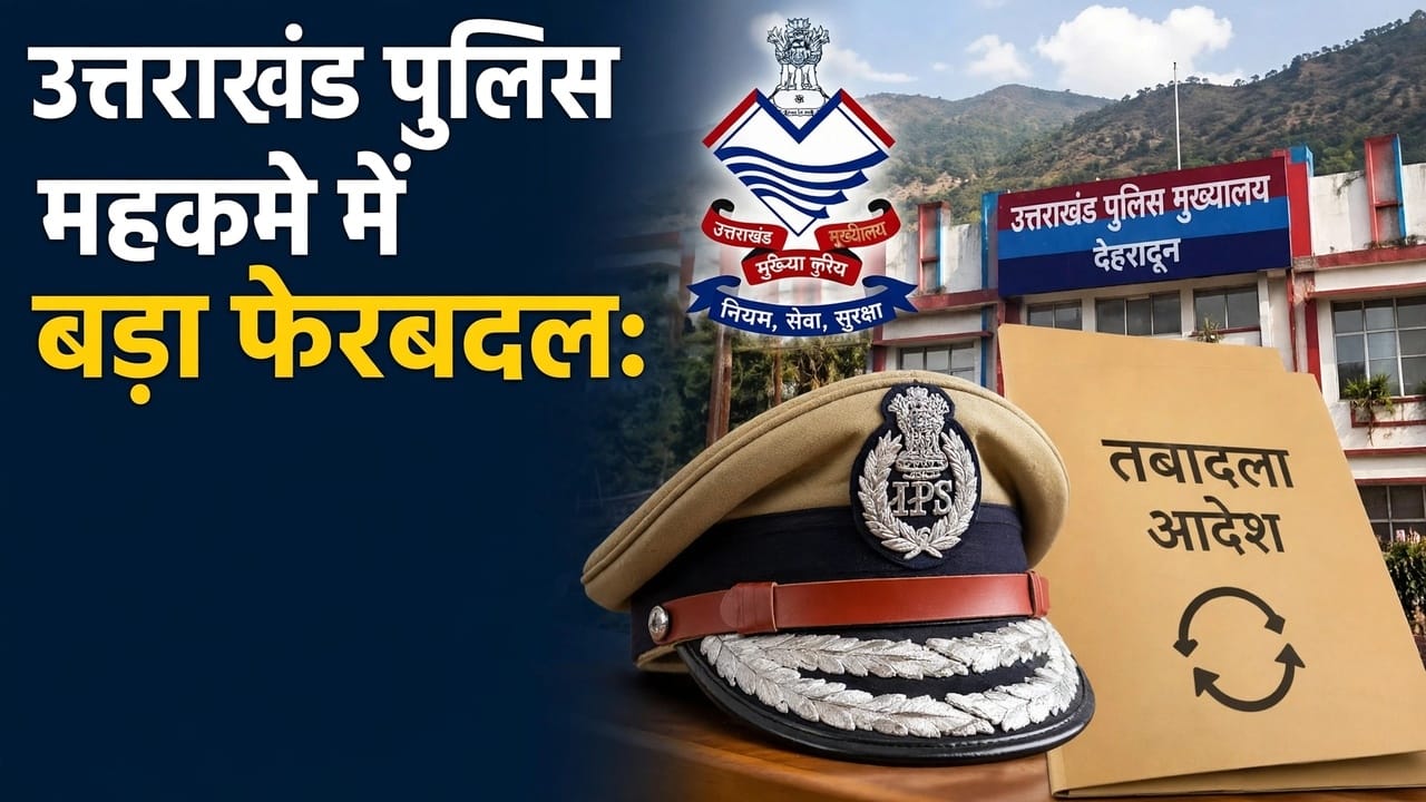 उत्तराखंड पुलिस में 14 अधिकारियों को नई तैनाती, IPS देवव्रत जोशी बने हरिद्वार ASP; 10 नए DSP को भी पोस्टिंग उत्तराखंड पुलिस में 14 अधिकारियों को नई तैनाती, IPS देवव्रत जोशी बने हरिद्वार ASP; 10 नए DSP को भी पोस्टिंग