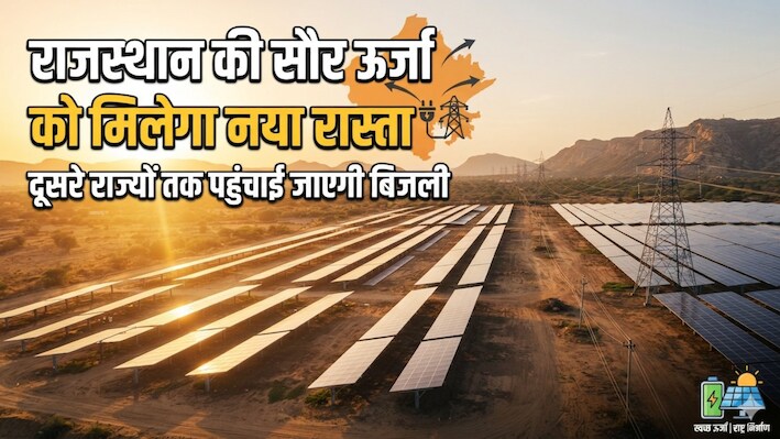 राजस्थान की सोलर पावर को मिलेगा ‘नया रास्ता’: दूसरे राज्यों तक पहुंचेगी बिजली, समझें पूरा प्लान