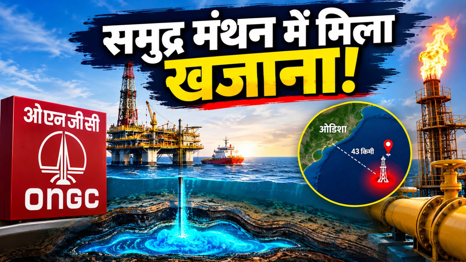 LPG क्राइसिस के बीच ONGC को बड़ी कामयाबी: महानदी बेसिन में मिला गैस का भंडार, नहीं होगी ईंधन की कमी! LPG क्राइसिस के बीच ONGC को बड़ी कामयाबी: महानदी बेसिन में मिला गैस का भंडार, नहीं होगी ईंधन की कमी!