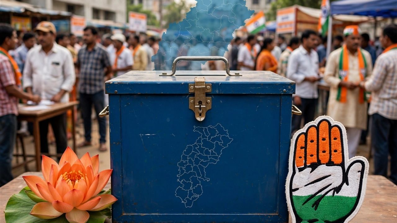 छत्तीसगढ़ में सियासी हलचल तेज: 4 नगर निगम समेत 15 निकायों में चुनाव की उल्टी गिनती शुरू,BJP-कांग्रेस की तैयारियां तेज छत्तीसगढ़ में सियासी हलचल तेज: 4 नगर निगम समेत 15 निकायों में चुनाव की उल्टी गिनती शुरू,BJP-कांग्रेस की तैयारियां तेज