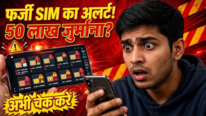 सावधान! आपके नाम पर कोई और तो नहीं चला रहा सिम? फर्जीवाड़ा निकला तो 3 साल की जेल, 50 लाख जुर्माना, ऐसे चेक करें तुरंत