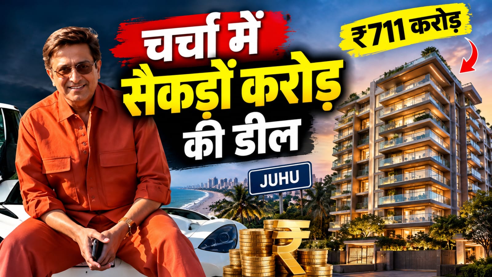 711 करोड़ रुपये का घर:कौन हैं दिनेश ठक्कर? जिन्होंने जुहू में खरीद डाली पूरी की पूरी 7 मंजिला इमारत! 711 करोड़ रुपये का घर:कौन हैं दिनेश ठक्कर? जिन्होंने जुहू में खरीद डाली पूरी की पूरी 7 मंजिला इमारत!