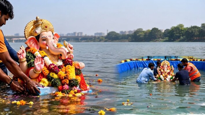 Ganesh Visarjan 2026: यमुना में मूर्ति विसर्जन पर रोक, दिल्ली में 78 आर्टिफिशियल तालाब तैयार 