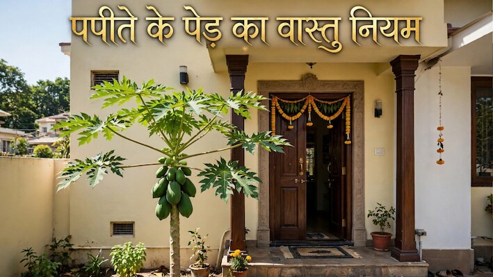 Vastu Tips: मुख्य द्वार के सामने पपीते का पेड़ होना चाहिए या नहीं, जान लें क्या हैं वास्तु शास्त्र के सटीक नियम