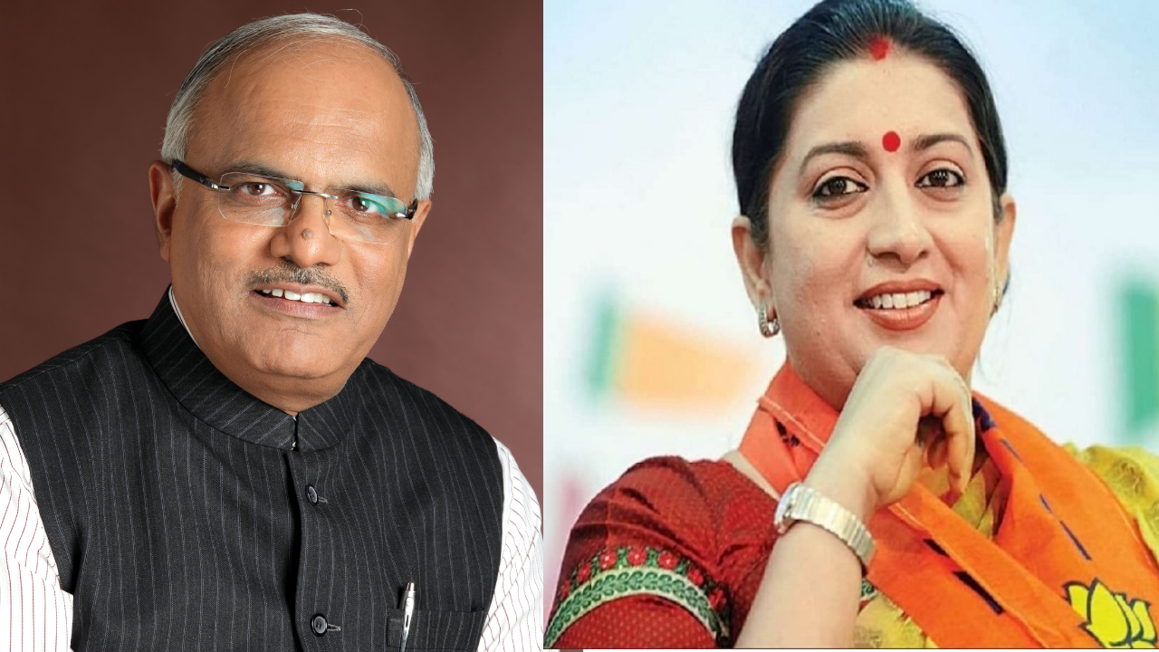 दिल्ली BJP के प्रभारी बने विनय सहस्रबुद्धे, हरियाणा का प्रभार संभालेंगी स्मृति ईरानी; जानें सह-प्रभारी कौन दिल्ली BJP के प्रभारी बने विनय सहस्रबुद्धे, हरियाणा का प्रभार संभालेंगी स्मृति ईरानी; जानें सह-प्रभारी कौन