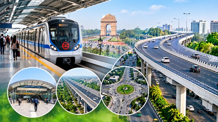  Delhi में ट्रैफिक जाम होगा कम! 8 प्रोजेक्ट को मंजूरी, 6 मेट्रो स्टेशनों की बदलेगी तस्वीर; 5.5 KM एलिवेटेड कॉरिडोर भी बनेगा