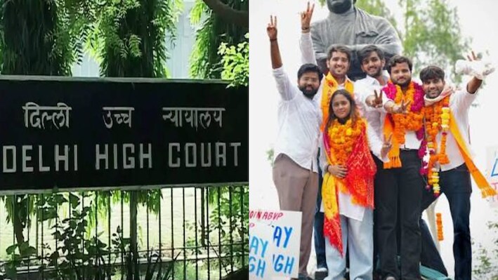 DUSU चुनाव के विजय जुलूस मामले में दिल्ली HC सख्त, DU को नोटिस जारी; कंटेम्प्ट कार्रवाई पर सवाल