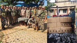 जमुई पुलिस और CRPF की दोहरी कार्रवाई:  2 देसी पिस्टल समेत 11 कारतूस बरामद, चंद्रमंडीह में 10 लाख की शराब जब्त