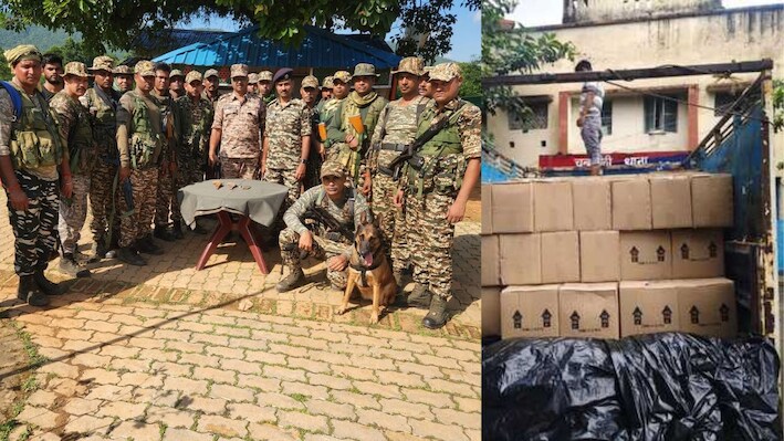 जमुई पुलिस और CRPF की दोहरी कार्रवाई:  2 देसी पिस्टल समेत 11 कारतूस बरामद, चंद्रमंडीह में 10 लाख की शराब जब्त
