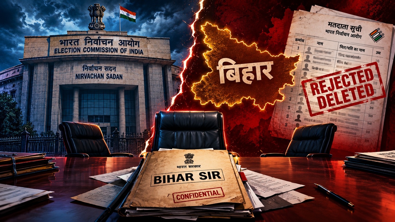 बिहार SIR से चुनाव आयोग में 'महाभारत': CEC ज्ञानेश कुमार के फैसलों के खिलाफ दोनों चुनाव आयुक्तों ने उठाई थीं आपत्तियां बिहार SIR से चुनाव आयोग में 'महाभारत': CEC ज्ञानेश कुमार के फैसलों के खिलाफ दोनों चुनाव आयुक्तों ने उठाई थीं आपत्तियां
