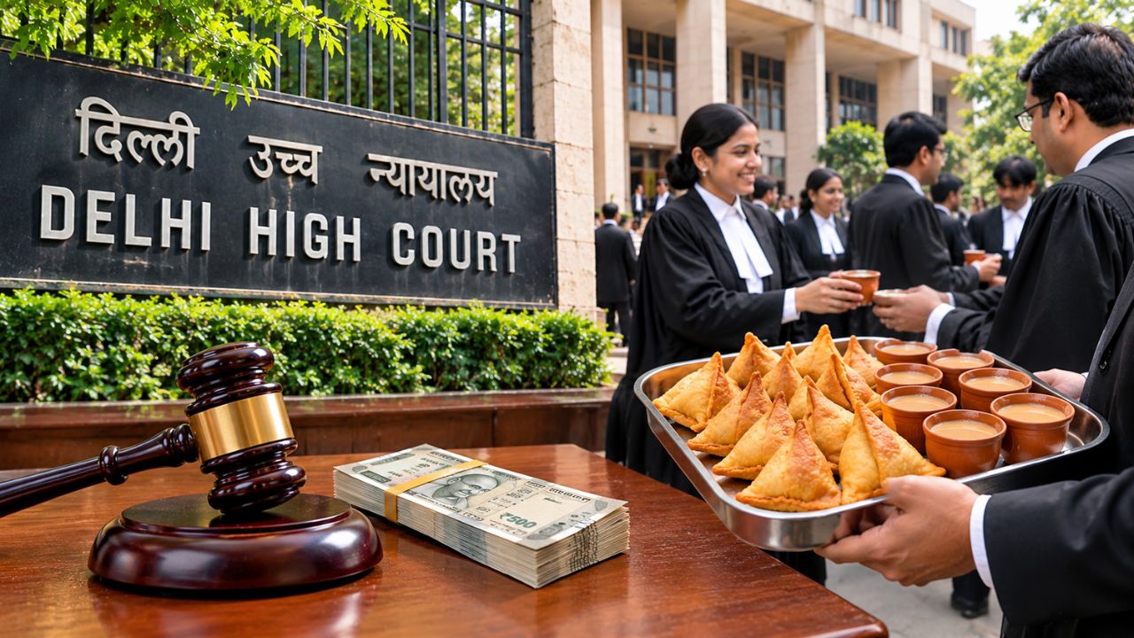 Delhi हाईकोर्ट का अनोखा आदेश, 50 हजार का जुर्माना माफ; लेकिन वकील को बांटने होंगे समोसे-चाय Delhi हाईकोर्ट का अनोखा आदेश, 50 हजार का जुर्माना माफ; लेकिन वकील को बांटने होंगे समोसे-चाय