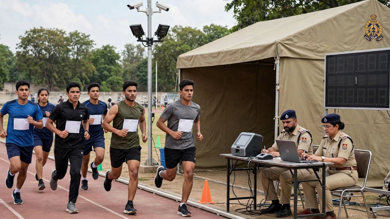 UP Police Bharti: PET में मैनुअल टाइमिंग पर रोक, इलेक्ट्रॉनिक सिस्टम से दर्ज होगा दौड़ का समय; CCTV-बायोमेट्रिक से निगरानी UP Police Bharti: PET में मैनुअल टाइमिंग पर रोक, इलेक्ट्रॉनिक सिस्टम से दर्ज होगा दौड़ का समय; CCTV-बायोमेट्रिक से निगरानी