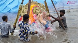 गणेश विसर्जन की तैयारी पूरी: 83 कृत्रिम तालाब तैयार, 50 हजार से ज्यादा प्रतिमाएं होंगी विसर्जित