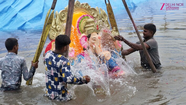 गणेश विसर्जन की तैयारी पूरी: 83 कृत्रिम तालाब तैयार, 50 हजार से ज्यादा प्रतिमाएं होंगी विसर्जित