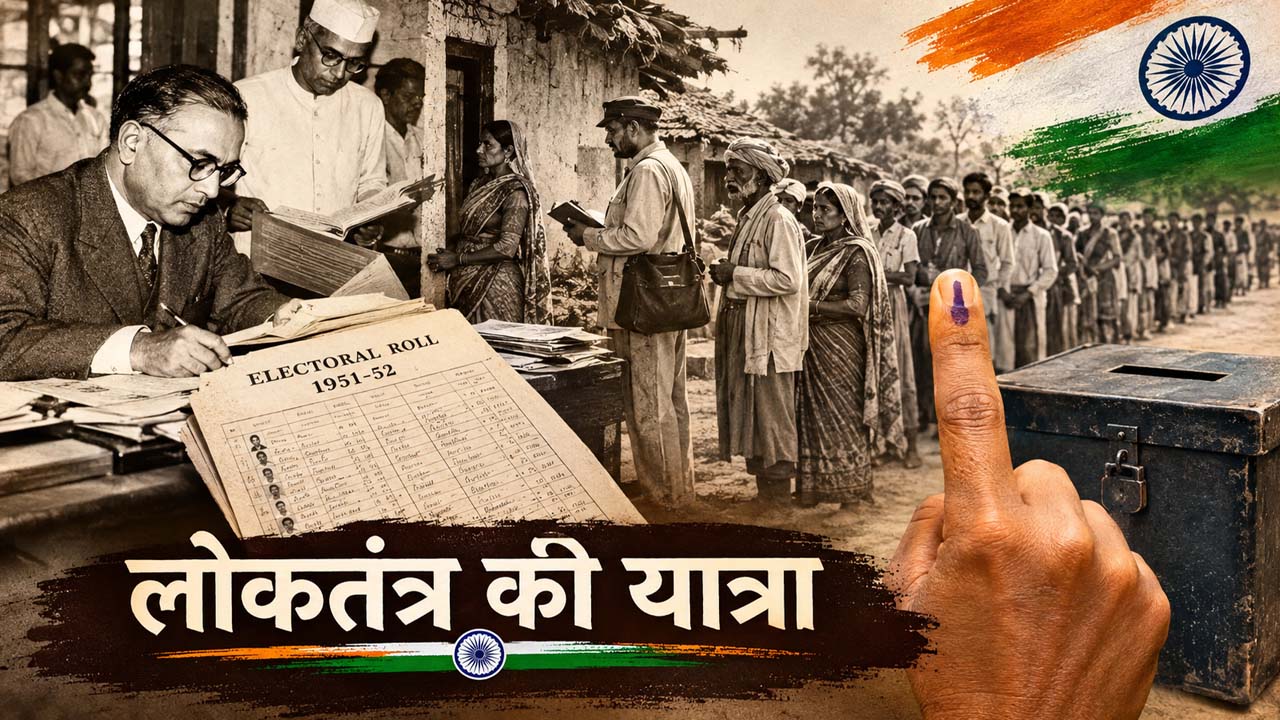 In-Depth: किसी के घर बैलगाड़ी तो कहीं पैदल पहुंची टीम, SIR के बीच जानिए भारत की पहली वोटर लिस्ट बनाने की कहानी.... In-Depth: किसी के घर बैलगाड़ी तो कहीं पैदल पहुंची टीम, SIR के बीच जानिए भारत की पहली वोटर लिस्ट बनाने की कहानी....
