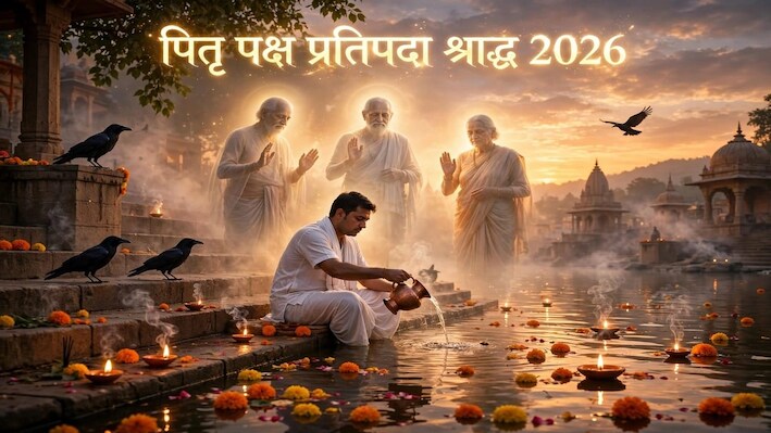 Pitru Paksha 2026: कुतुप और रौहिण मुहूर्त में होगी पितृ पक्ष की प्रतिपदा श्राद्ध, जानें पितरों की आत्मा की शांति के लिए किस दिशा में करें तर्पण