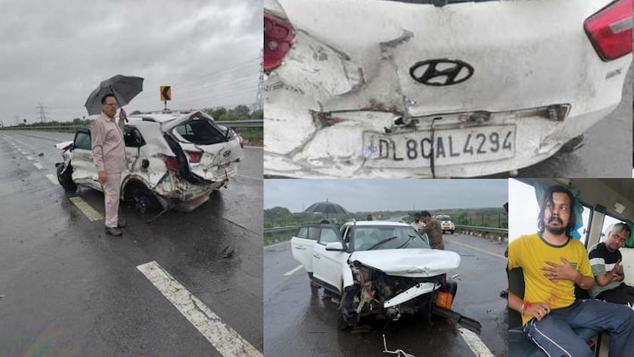आगरा-लखनऊ एक्सप्रेसवे पर भीषण सड़क हादसा: तेज रफ्तार कार पलटने से 3 की मौके पर ही मौत, 2 गंभीर रूप से घायल