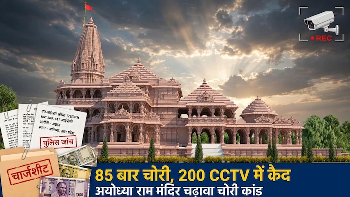 राम मंदिर दान-चढ़ावा चोरी: 200 से ज्यादा CCTV और 85 बार नोट चोरी का बड़ा खुलासा,पढ़ें पुलिस चार्जशीट की 20 बड़ी बातें