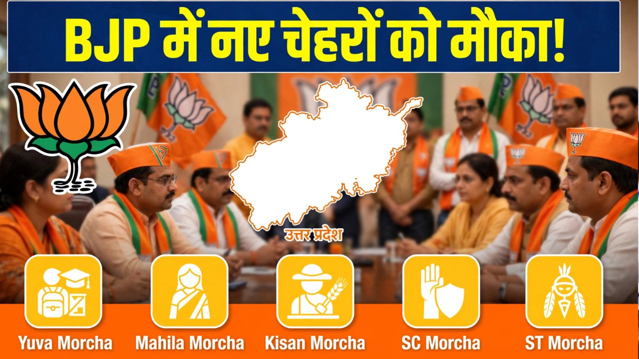 UP BJP: बीजेपी के 5 मोर्चों की नई टीम का जल्द ऐलान, 30 सदस्यीय कमेटी में नए चेहरों को मिलेगा मौका UP BJP: बीजेपी के 5 मोर्चों की नई टीम का जल्द ऐलान, 30 सदस्यीय कमेटी में नए चेहरों को मिलेगा मौका