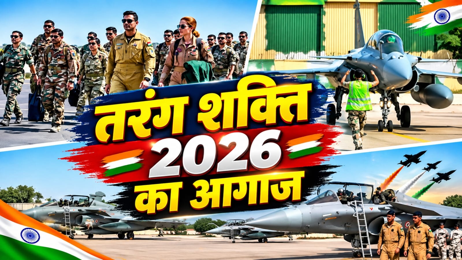 जोधपुर में गरजे F-35, राफेल और तेजस: ‘तरंग शक्ति-2026’ शुरू, 8 देशों की वायुसेनाओं का युद्धाभ्यास जोधपुर में गरजे F-35, राफेल और तेजस: ‘तरंग शक्ति-2026’ शुरू, 8 देशों की वायुसेनाओं का युद्धाभ्यास