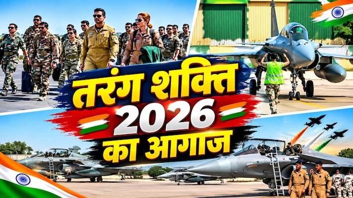 जोधपुर में गरजे F-35, राफेल और तेजस: ‘तरंग शक्ति-2026’ शुरू, 8 देशों की वायुसेनाओं का युद्धाभ्यास