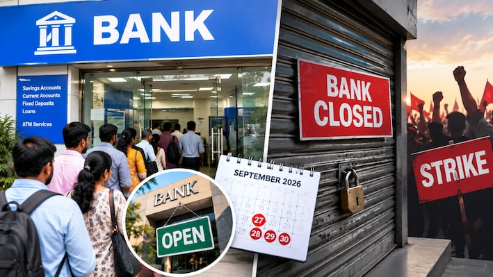 Delhi Banks: रविवार को खुलेंगे दिल्ली के सरकारी बैंक, 28 सितंबर से 3 दिन की हड़ताल; ये बैंक रहेंगे बंद