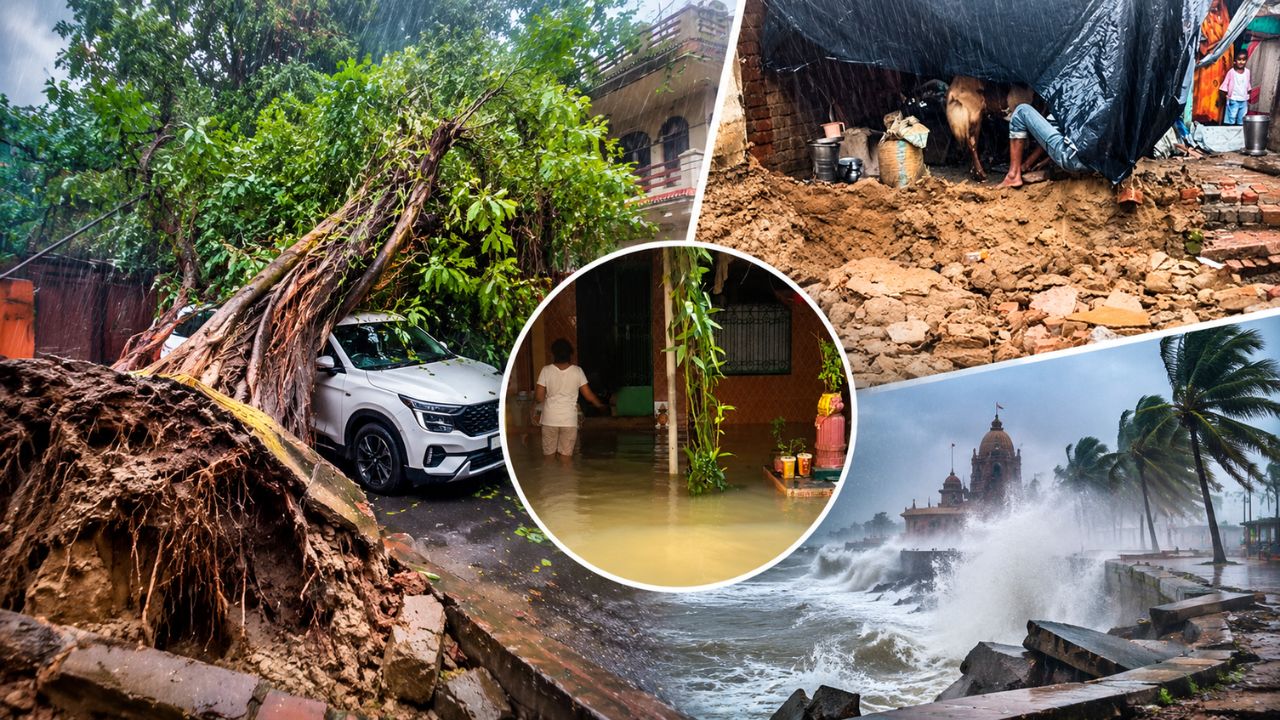 UP से बिहार तक पेड़ उखड़े, मकान ढहे, लोग मलबे में दबे; ओडिशा में घरों तक पहुंचा समंदर का पानी... बारिश ने बरपाया कहर, देखिए तस्वीरें UP से बिहार तक पेड़ उखड़े, मकान ढहे, लोग मलबे में दबे; ओडिशा में घरों तक पहुंचा समंदर का पानी... बारिश ने बरपाया कहर, देखिए तस्वीरें