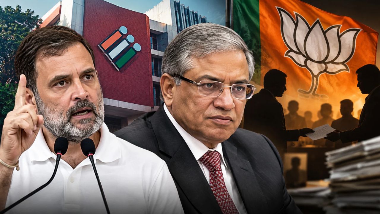 'BJP का टिकट दिलवाने...', ज्ञानेश कुमार पर पूर्व IAS का गंभीर आरोप; राहुल गांधी बोले- BJP के लिए भर्ती कर रहे थे 'BJP का टिकट दिलवाने...', ज्ञानेश कुमार पर पूर्व IAS का गंभीर आरोप; राहुल गांधी बोले- BJP के लिए भर्ती कर रहे थे