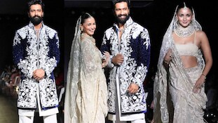 रैंप पर आलिया-विक्की का रॉयल जलवा! Love And War की जोड़ी ने बढ़ाया ग्लैमर का पारा, Photos Viral 