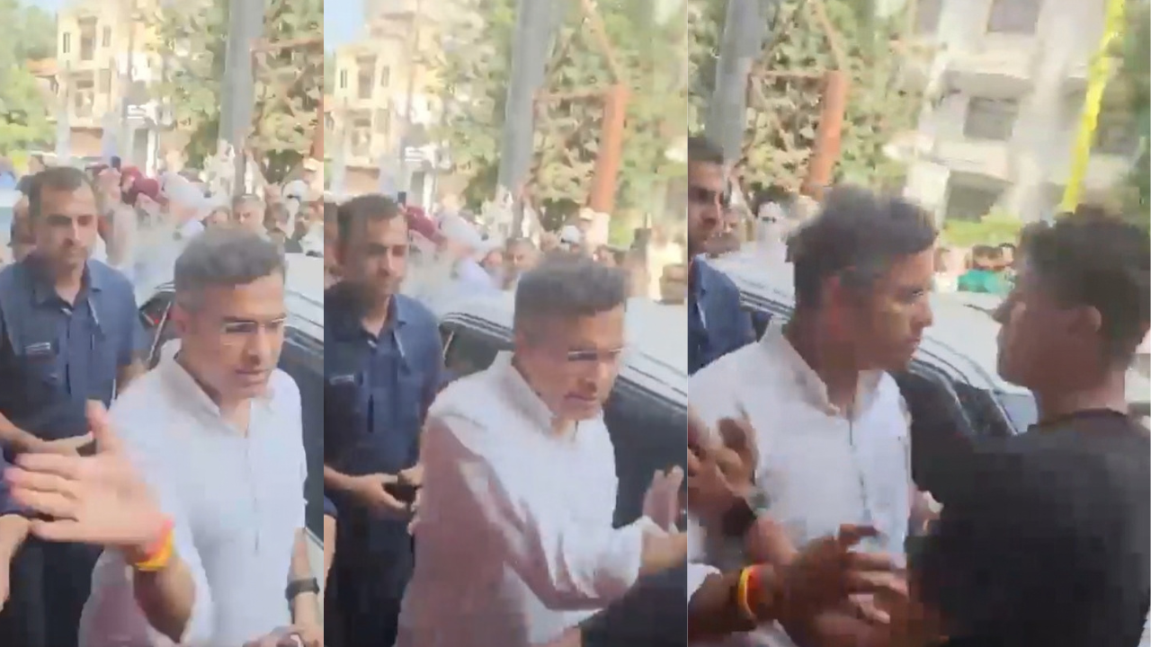 Delhi के तिलक नगर में मंत्री प्रवेश वर्मा ने युवक को मारा थप्पड़, सवाल पूछने पर खोया आपा Delhi के तिलक नगर में मंत्री प्रवेश वर्मा ने युवक को मारा थप्पड़, सवाल पूछने पर खोया आपा