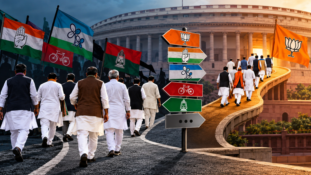 चुनाव जीतते ही यू-टर्न! 4 साल में 111 सांसद-विधायकों ने बदला पाला, दूसरे नंबर पर है BJP; ADR की रिपोर्ट में पहले नंबर पर कौन? चुनाव जीतते ही यू-टर्न! 4 साल में 111 सांसद-विधायकों ने बदला पाला, दूसरे नंबर पर है BJP; ADR की रिपोर्ट में पहले नंबर पर कौन?