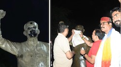 रांची में डॉ. श्यामा प्रसाद मुखर्जी की प्रतिमा पर पोती कालिख: भाजपा नेताओं ने जताया विरोध, कार्रवाई की मांग