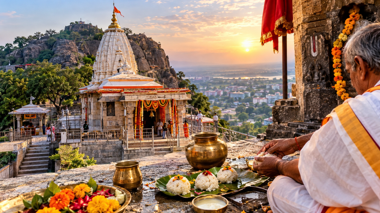 यहां मरने से पहले खुद का पिंडदान करते हैं लोग, जानिए भस्मकूट पर्वत के इस अनोखे मंदिर की परंपरा यहां मरने से पहले खुद का पिंडदान करते हैं लोग, जानिए भस्मकूट पर्वत के इस अनोखे मंदिर की परंपरा