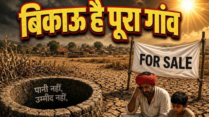 महाराष्ट्र में सूखे की मार:  पानी नहीं मिला तो गांव ही बेचने को तैयार हुए लोग, सोलापुर के तुलसी में फूटा 25 साल का गुस्सा