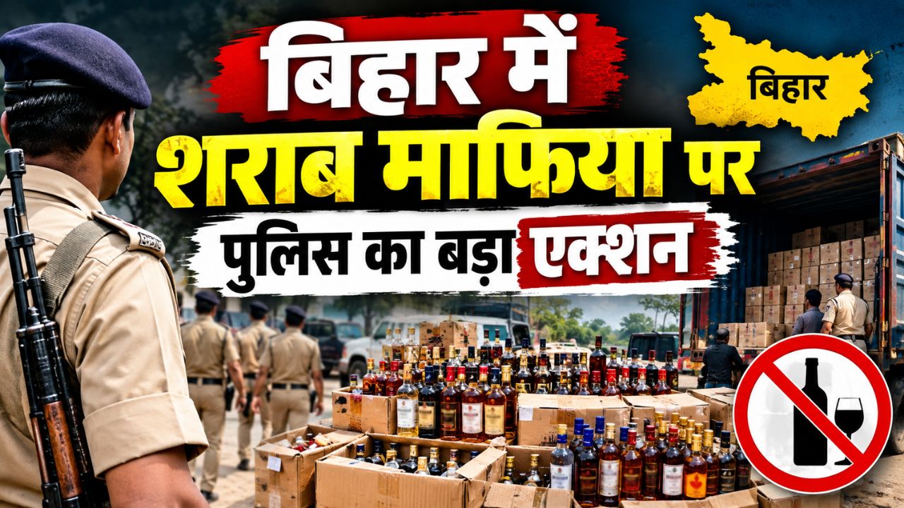 बिहार में शराब माफिया पर पुलिस का बड़ा एक्शन: सीवान में 1728 लीटर विदेशी शराब बरामद, नवादा के जंगल में देसी भट्ठी भी ध्वस्त बिहार में शराब माफिया पर पुलिस का बड़ा एक्शन: सीवान में 1728 लीटर विदेशी शराब बरामद, नवादा के जंगल में देसी भट्ठी भी ध्वस्त