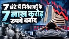 DNA: शेयर बाजार में सुनामी! ₹7.5 लाख करोड़ साफ, क्या अभी और गिरेगा मार्केट?