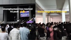 हाथ में CV, आंखों में नौकरी की उम्मीद: विशाल मेगा मार्ट में सेल्समैन बनने के लिए उमड़ी हजारों बेरोजगार युवाओं की भीड़, Video Viral