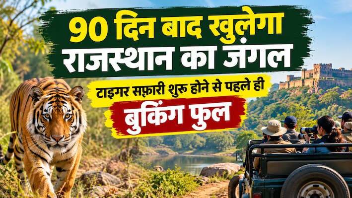3 महीने का सन्नाटा और खुलने से पहले ही बुकिंग फुल! 1 अक्टूबर से राजस्थान के टाइगर रिजर्व में ऐसा क्या दिखने वाला है?