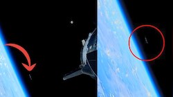अंतरिक्ष में ये क्या था? SpaceX की LIVE स्ट्रीम में दिखा अजीब निशान, UFO को लेकर छिड़ी चर्चा
